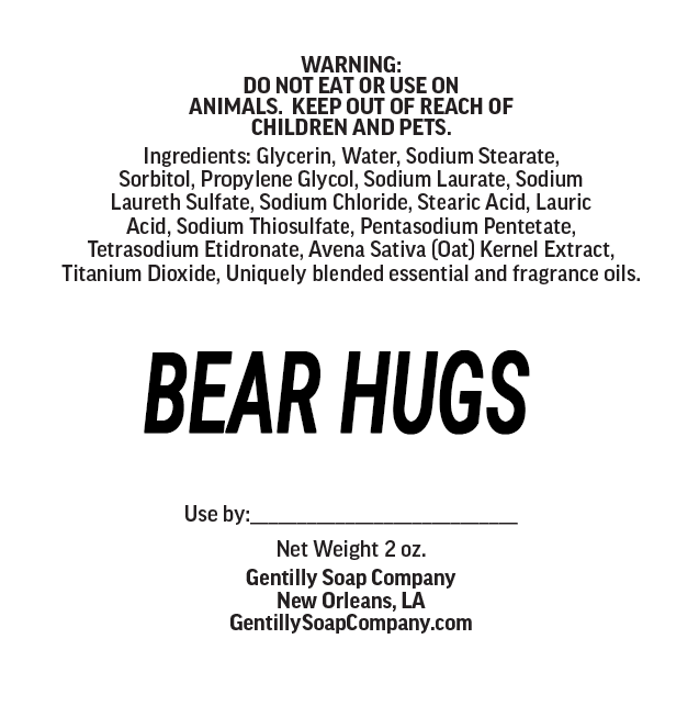 Gentilly Soap Co. BEARHUGS