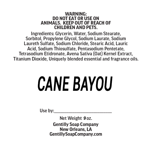 Gentilly Soap Co. CANEBAYOU