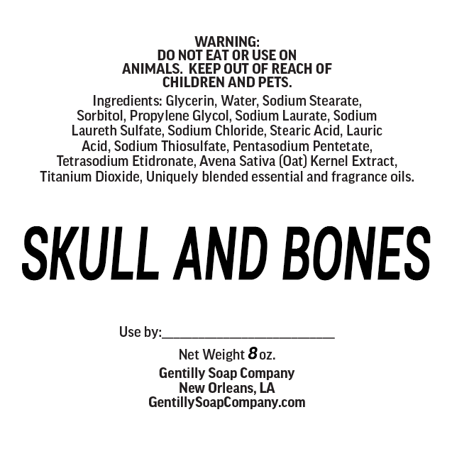 Gentilly Soap Co. SKULLANDBONES